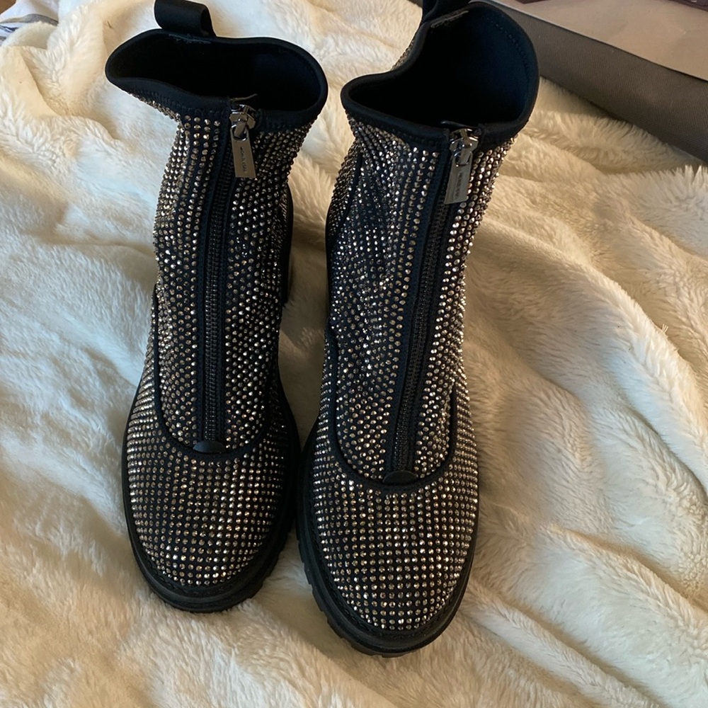 Beautiful bling MK booties used a few times